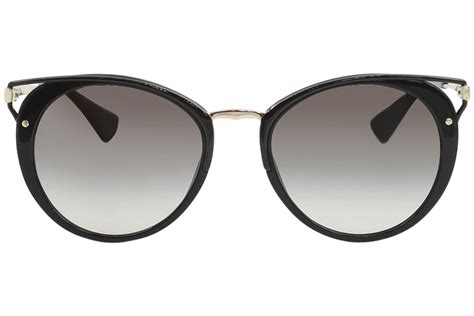 Prada Women's SPR66T SPR/66T Fashion Round Sunglasses